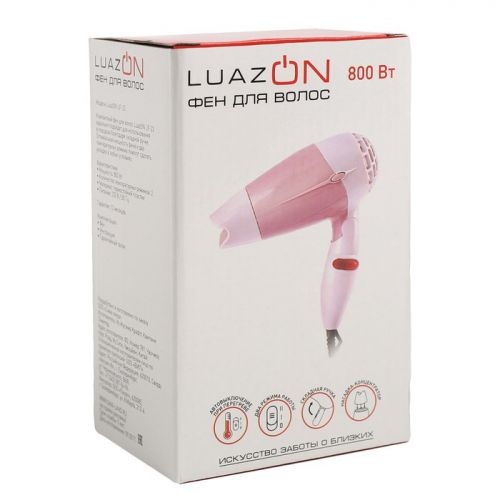 Фен LuazON LF-23, 800 Вт, 2 скорости