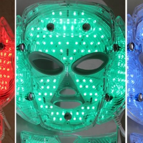 Отдел 2. LED световая маска для лица и шеи 7 Цветов + микротоки