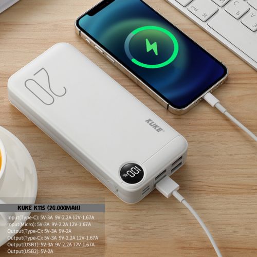 Внешний Аккумулятор Powerbank Kuke K115 20000 Mah