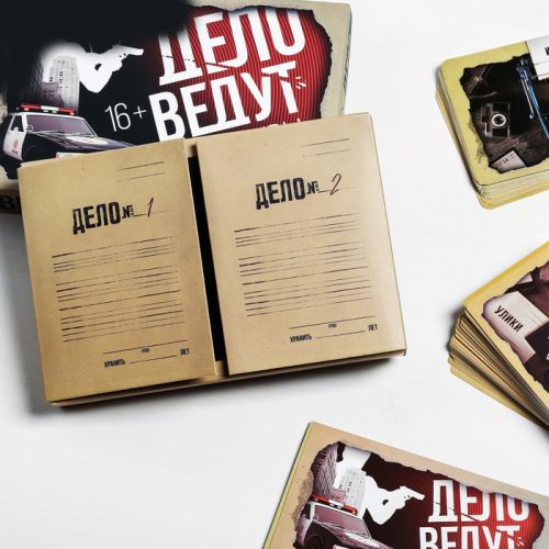 Настольная игра «Дело ведут детективы», 80 карточек