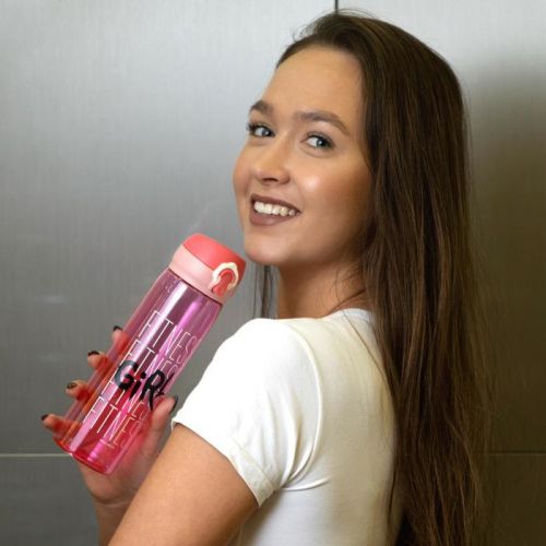 Бутылка для воды "Fitness girl", 600 мл