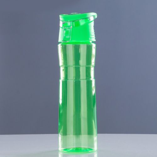 Бутылка для воды 650 мл, с поильником, откидная крышка, на подвесе