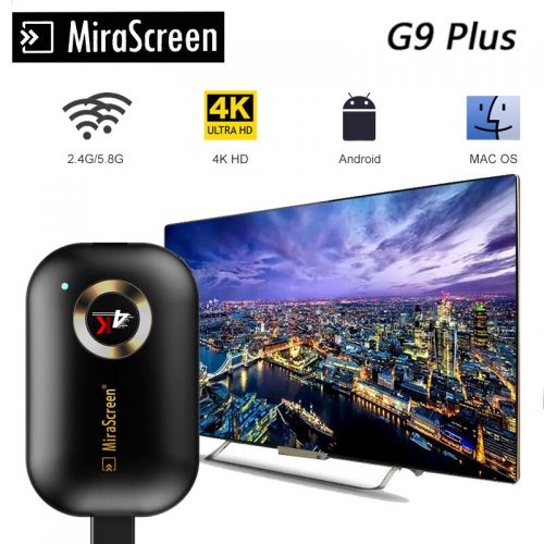 Mirascreen G9 Plus 4K Беспроводной Wi-Fi адаптер для подключения вашего смартфона или компьютера к Телевизору