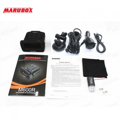 Автомобильный Видео Регистратор Комбо 3в1+Радар Детектор+GPS Marubox M600R