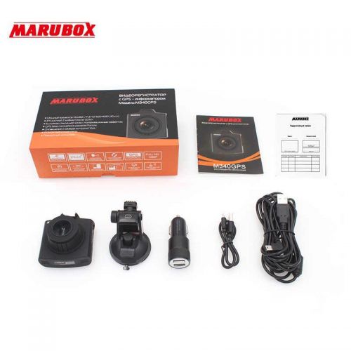 Автомобильный Видео Регистратор Комбо 2в1+GPS информатор Marubox M340GPS