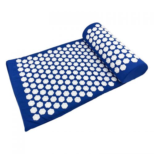 Акупунктурный массажный коврик имитирующий иглоукалывание + подушка (Аппликатор Кузнецова)