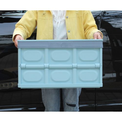 Складной пластиковый ящик органайзер в багажник автомобиля