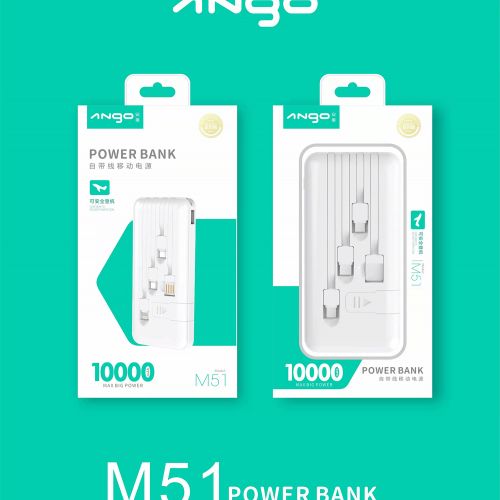 Внешний Аккумулятор Powerbank Ango M51 10000 mah