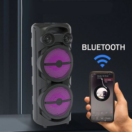 Портативная Bluetooth колонка BT Speaker ZQS-8202S с микрофоном и пультом ДУ