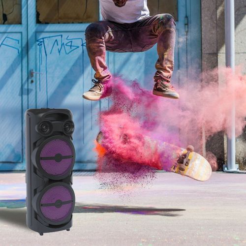 Портативная Bluetooth колонка BT Speaker ZQS-8202S с микрофоном и пультом ДУ