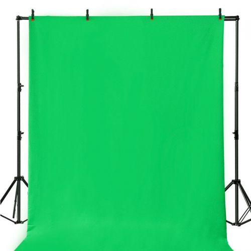 Фон тканевый хромакей зелёный 3х4м, студийный фон Chromakey для съемки и монтажа видео