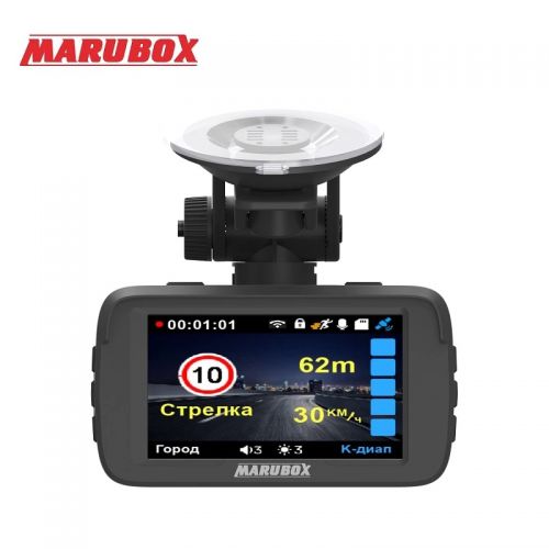 Автомобильный Видео Регистратор WiFi Комбо 3в1+Радар Детектор+GPS Marubox M600Plus