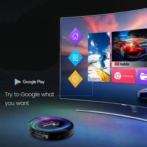 Приставка для Телевизора G96 Max Android (4+64GB) Global