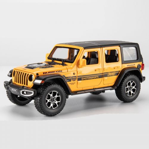 Машинка металлическая коллекционная Jeep Wrangler Rubicon 1:22