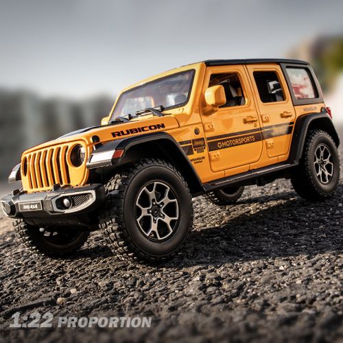 Машинка металлическая коллекционная Jeep Wrangler Rubicon 1:22