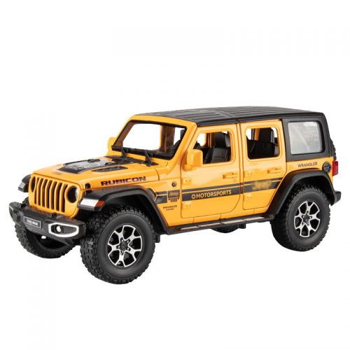 Машинка металлическая коллекционная Jeep Wrangler Rubicon 1:22