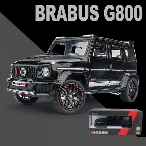 Машинка металлическая коллекционная Mercedes-Benz G-Class Brabus 800 1:24