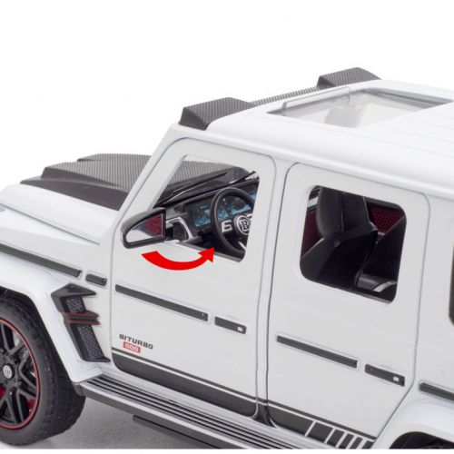 Машинка металлическая коллекционная Mercedes-Benz G-Class Brabus 800 1:24