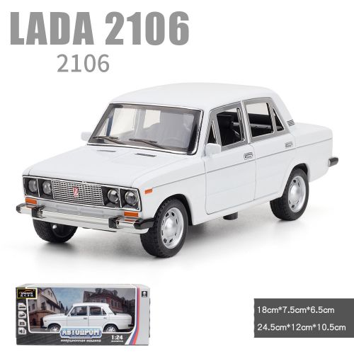 Машинка металлическая коллекционная LADA 2106 1:24