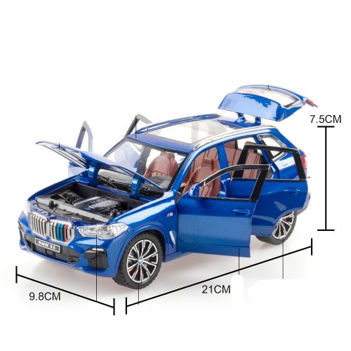 Машинка металлическая коллекционная BMW X5M G05/G18 1:24