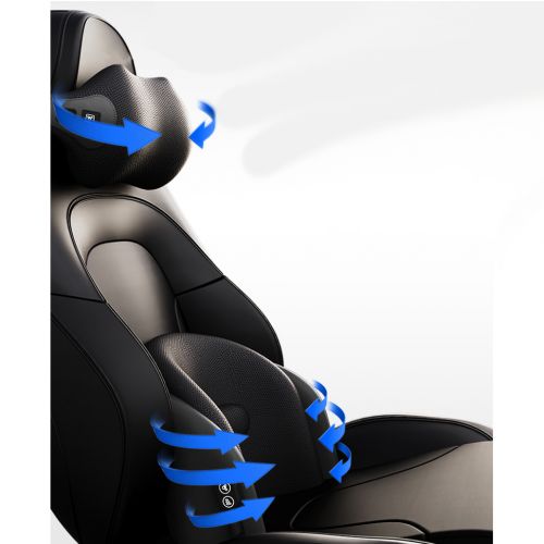Автомобильные ортопедические массажные вибрационные подушки для шеи и спины Awesome x1