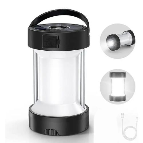 Лампа походная Camping Lantern c зарядкой от солнечной батареи