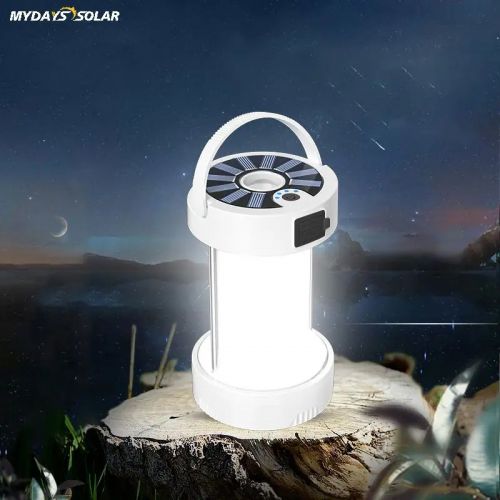 Лампа походная Camping Lantern c зарядкой от солнечной батареи