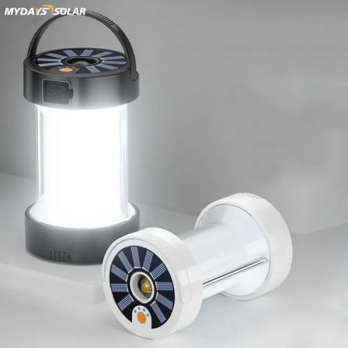 Лампа походная Camping Lantern c зарядкой от солнечной батареи