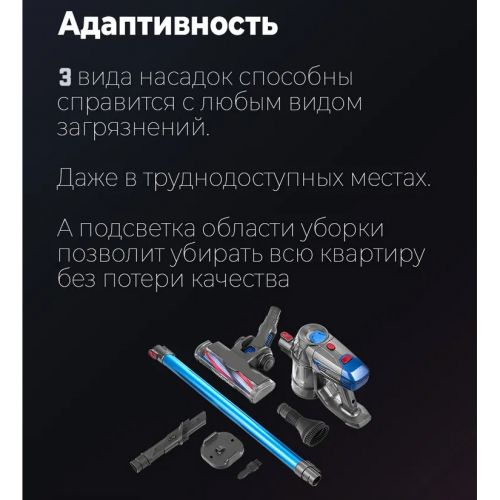 Беспроводной вертикальный ручной пылесос Vacuum Cleaner EVO