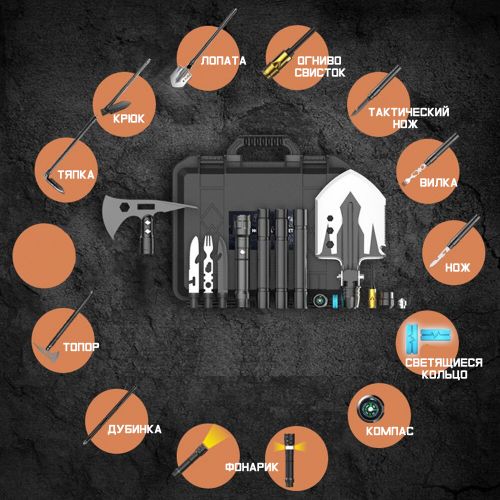Походный набор специализированных инструментов "АbsoluteРower" 14 в 1