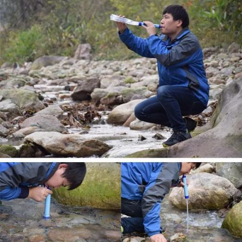 Туристический фильтр для очищения воды Outdoor Survival Water Filter Straw