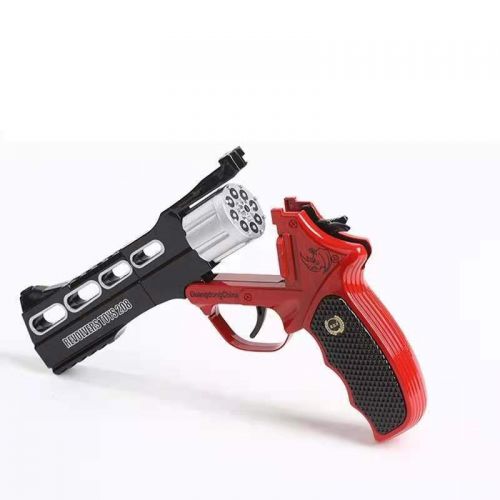 Металлический игрушечный пистолет "Револьвер" для стрельбы пистонами