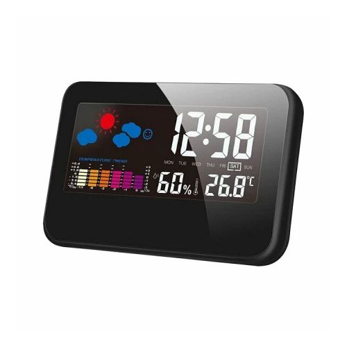 Часы электронные настольные: будильник, календарь, термометр, гигрометр