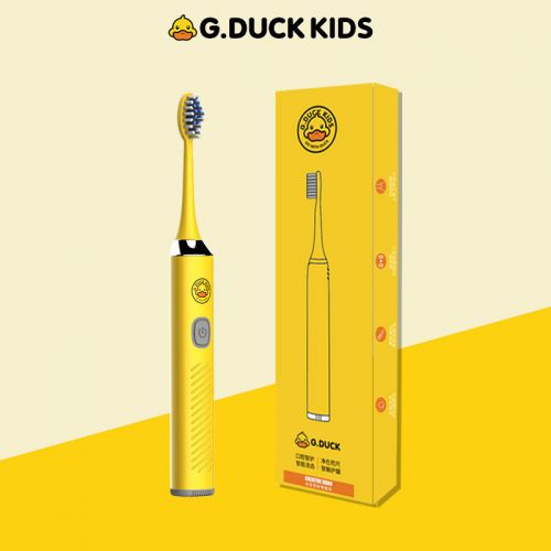 Детская электрическая зубная щётка G.DUCK KIDS, вибрационная