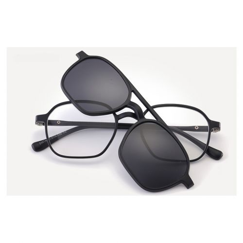 Солнцезащитные очки на магнитах со сменными накладками 2307A