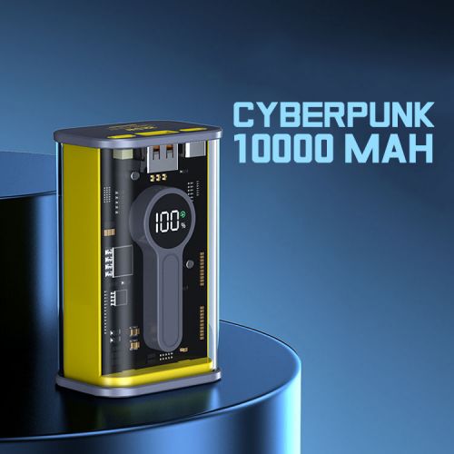 Внешний Аккумулятор Powerbank CyberPunk Fast G-KP15 66W 10000 Mah