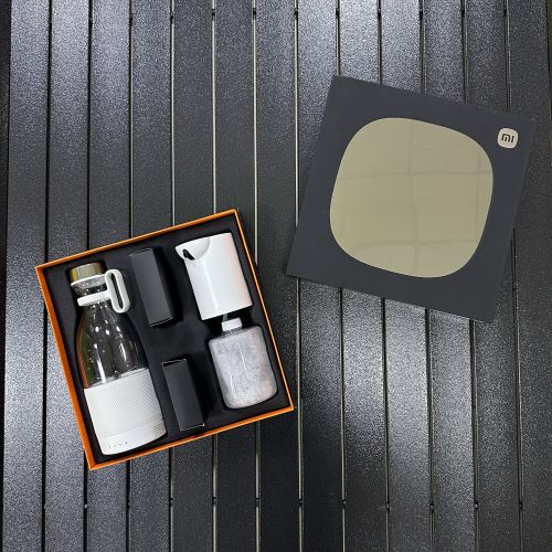 Фирменный оригинальный подарочный набор для дома от Xiaomi Gift Box 7, Блендер и Диспенсер для мыла