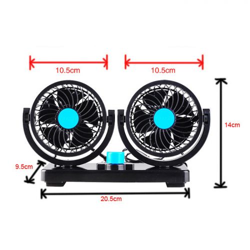 Автомобильный Вентилятор 5 вольт двойной