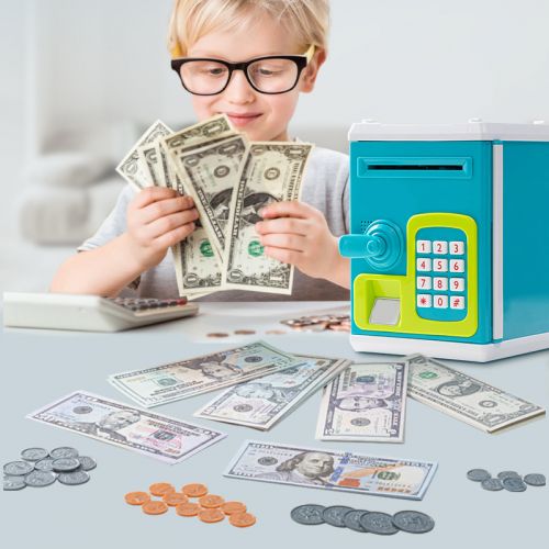 Копилка в Виде сейфа Kids bank