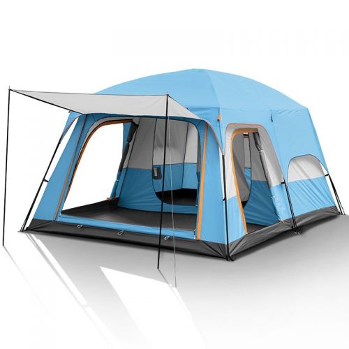 Палатка большая двухкомнатная с тентом для кемпинга и туризма BiCamp на 6-10 человек