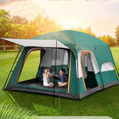 Палатка большая двухкомнатная с тентом для кемпинга и туризма BiCamp на 3-5 человек
