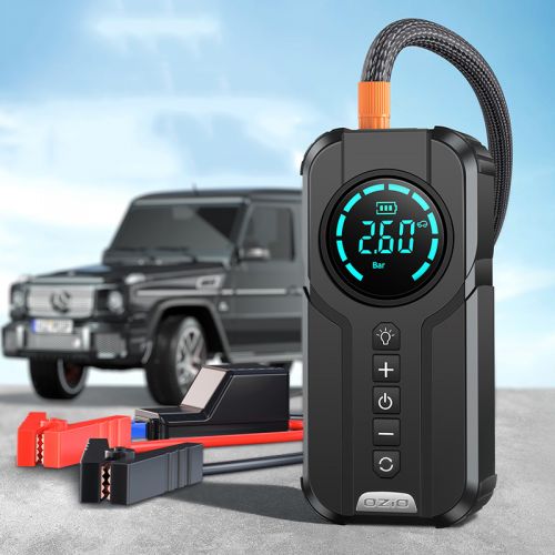 Компрессор для накачки колес 2в1 + Jump Starter Пусковое зарядное устройство Buwei