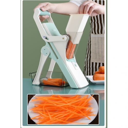 Измельчитель овощей Multifunctional Kitchen Vegetable Cutter, Ручная овощерезка с контейнером, Мультислайсер для овощей