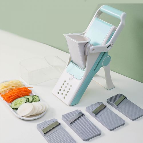 Измельчитель овощей Multifunctional Kitchen Vegetable Cutter, Ручная овощерезка с контейнером, Мультислайсер для овощей