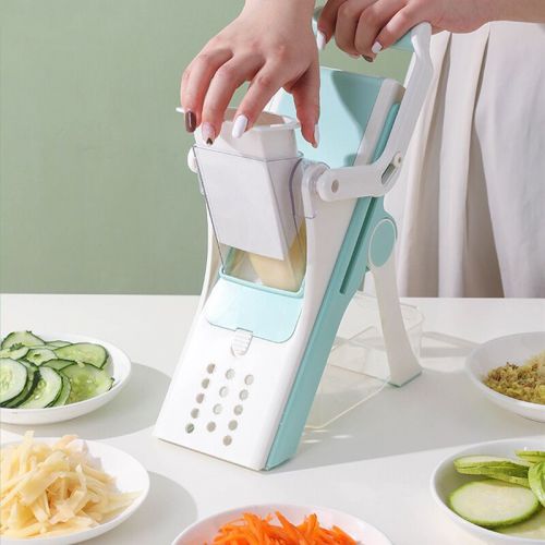 Измельчитель овощей Multifunctional Kitchen Vegetable Cutter, Ручная овощерезка с контейнером, Мультислайсер для овощей