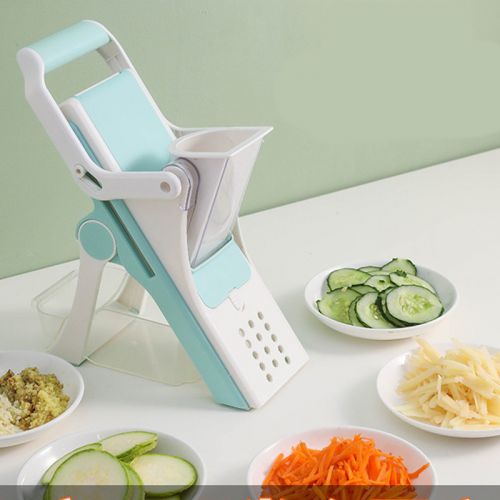 Измельчитель овощей Multifunctional Kitchen Vegetable Cutter, Ручная овощерезка с контейнером, Мультислайсер для овощей