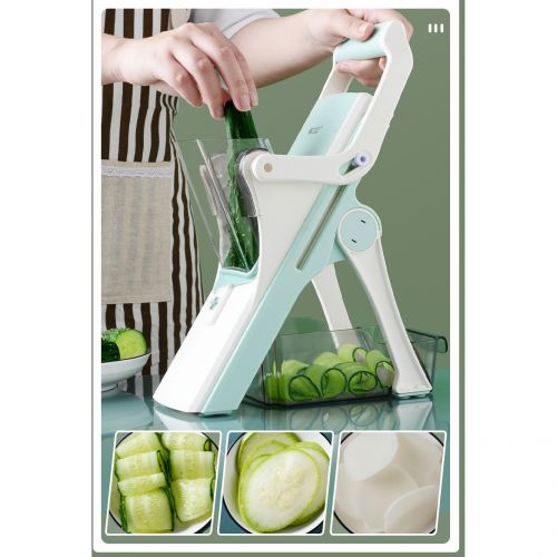 Измельчитель овощей Multifunctional Kitchen Vegetable Cutter, Ручная овощерезка с контейнером, Мультислайсер для овощей