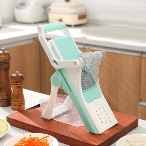 Измельчитель овощей Multifunctional Kitchen Vegetable Cutter, Ручная овощерезка с контейнером, Мультислайсер для овощей