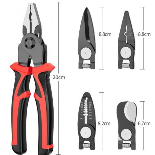 Многофункциональные плоскогубцы со сменными головками 5 в 1