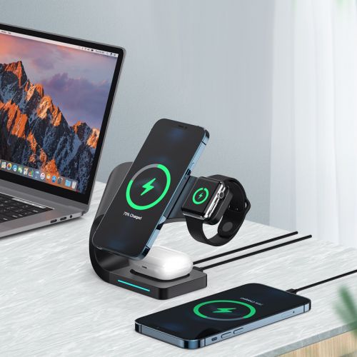 Док-станция 3в1 Wireless Charger Y35, беспроводная зарядка